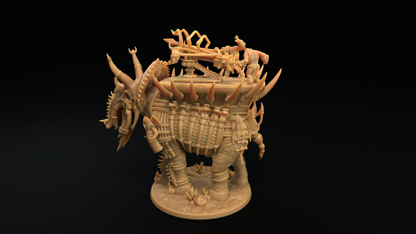 The Skull Grinder | Dragon Trappers Lodge | The Simiax Legions | 32mm Scale Resin Printed Tabletop RPG Figures For DND 5E and OPR
