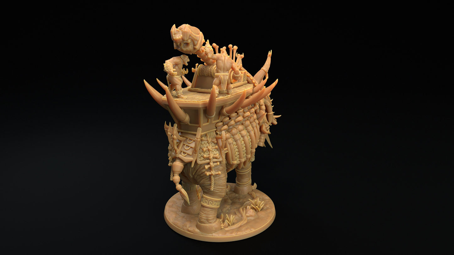 The Skull Grinder | Dragon Trappers Lodge | The Simiax Legions | 32mm Scale Resin Printed Tabletop RPG Figures For DND 5E and OPR