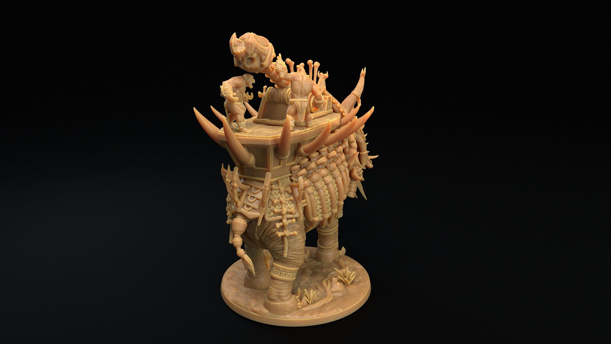 The Skull Grinder | Dragon Trappers Lodge | The Simiax Legions | 32mm Scale Resin Printed Tabletop RPG Figures For DND 5E and OPR