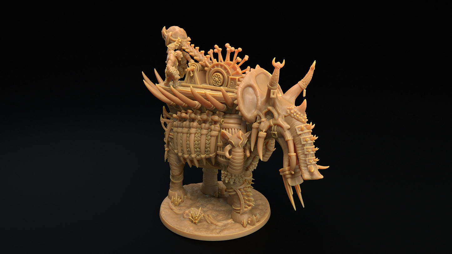 The Skull Grinder | Dragon Trappers Lodge | The Simiax Legions | 32mm Scale Resin Printed Tabletop RPG Figures For DND 5E and OPR