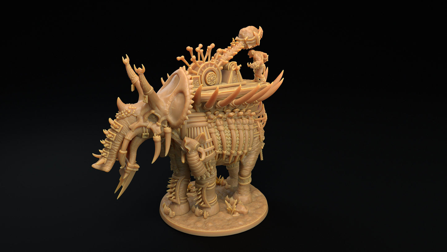 The Skull Grinder | Dragon Trappers Lodge | The Simiax Legions | 32mm Scale Resin Printed Tabletop RPG Figures For DND 5E and OPR