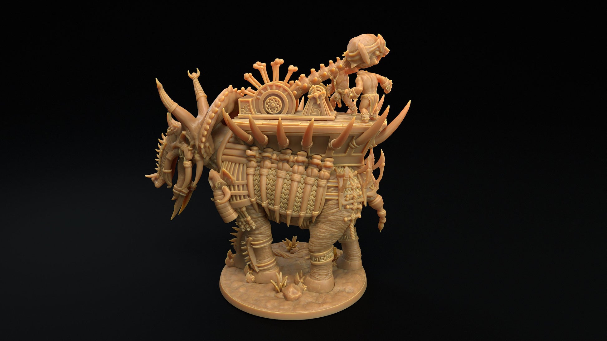 The Skull Grinder | Dragon Trappers Lodge | The Simiax Legions | 32mm Scale Resin Printed Tabletop RPG Figures For DND 5E and OPR