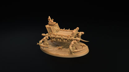 Bobokai Palanquin | Dragon Trappers Lodge | The Simiax Legions | 32mm Scale Resin Printed Tabletop RPG Figures For DND 5E and OPR