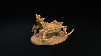 Bobokai Palanquin | Dragon Trappers Lodge | The Simiax Legions | 32mm Scale Resin Printed Tabletop RPG Figures For DND 5E and OPR