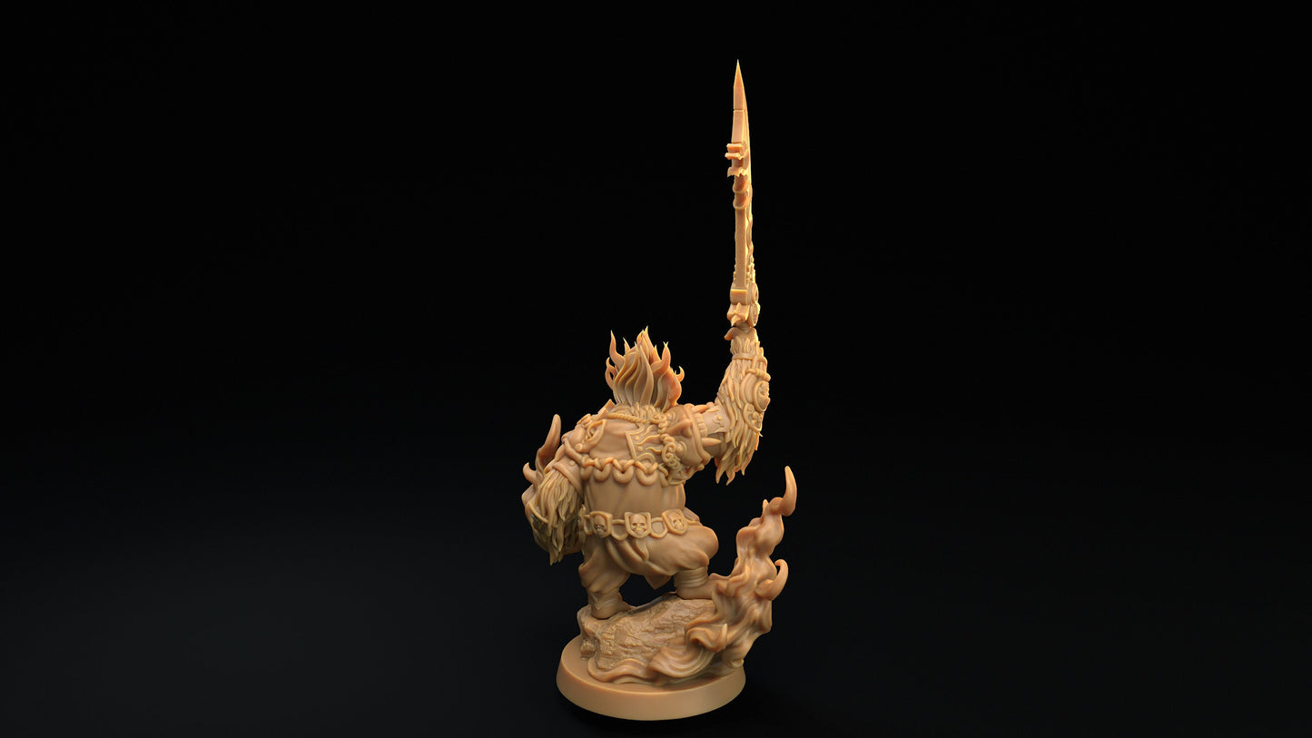 Jangal High Priest | Dragon Trappers Lodge | The Simiax Legions | 32mm Scale Resin Printed Tabletop RPG Figures For DND 5E and OPR