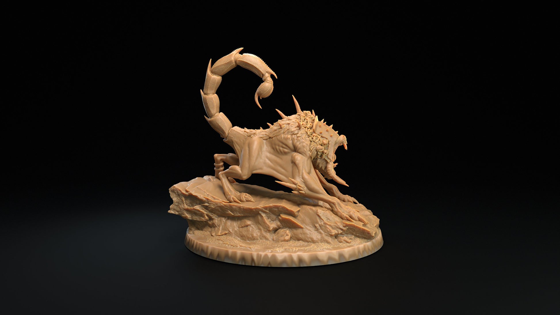 Mandrilcore | Dragon Trappers Lodge | The Simiax Legions | 32mm Scale Resin Printed Tabletop RPG Figures For DND 5E and OPR