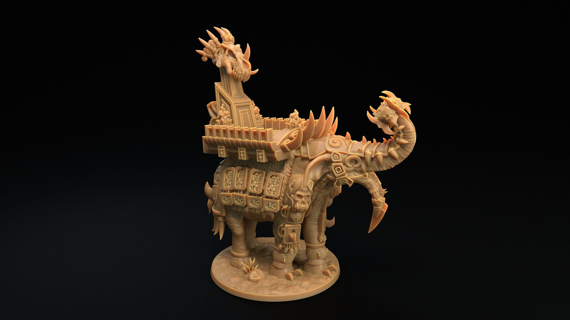 Hero Skull Grinder | Dragon Trappers Lodge | The Simiax Legions | 32mm Scale Resin Printed Tabletop RPG Figures For DND 5E and OPR