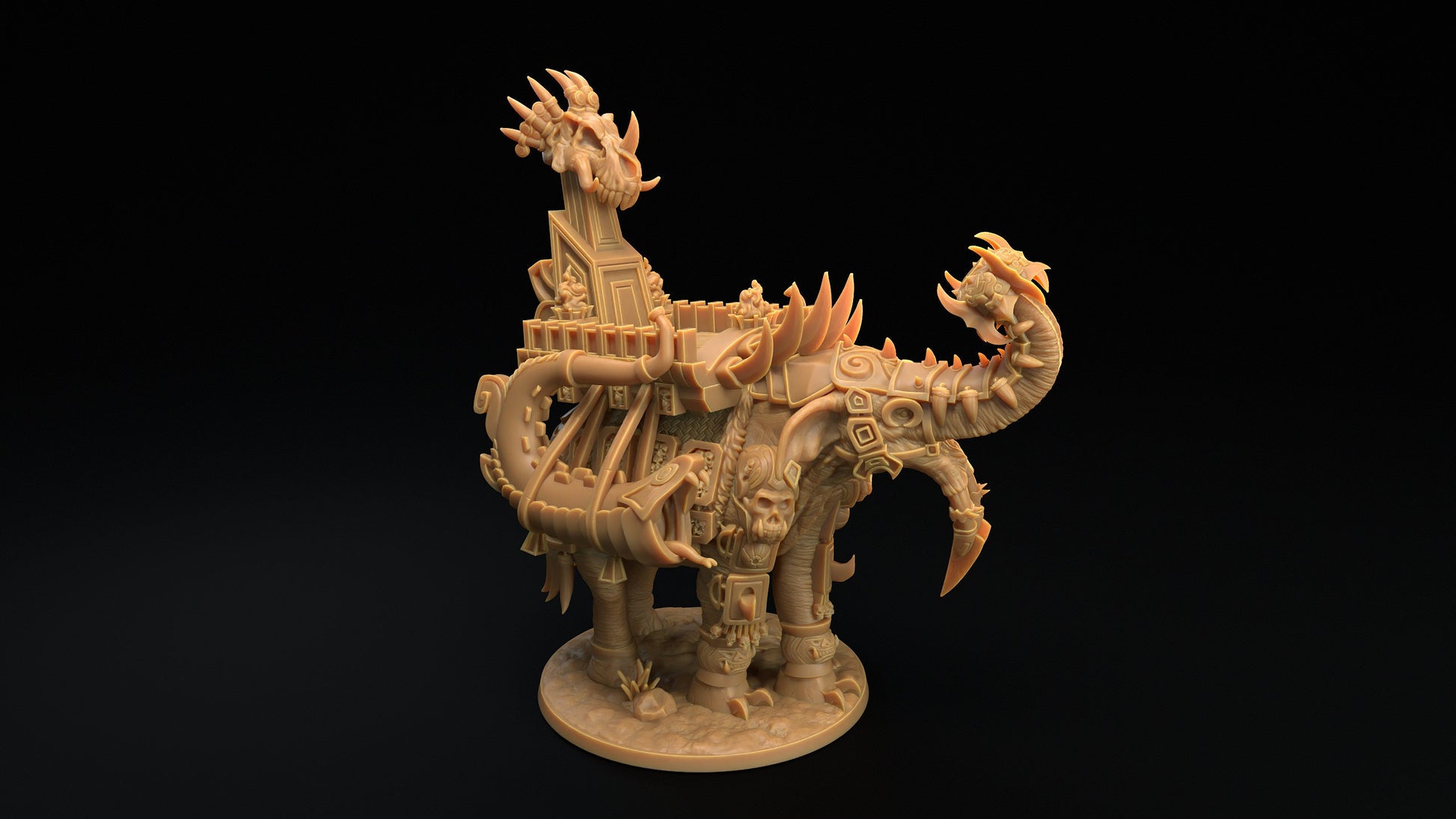Hero Skull Grinder | Dragon Trappers Lodge | The Simiax Legions | 32mm Scale Resin Printed Tabletop RPG Figures For DND 5E and OPR