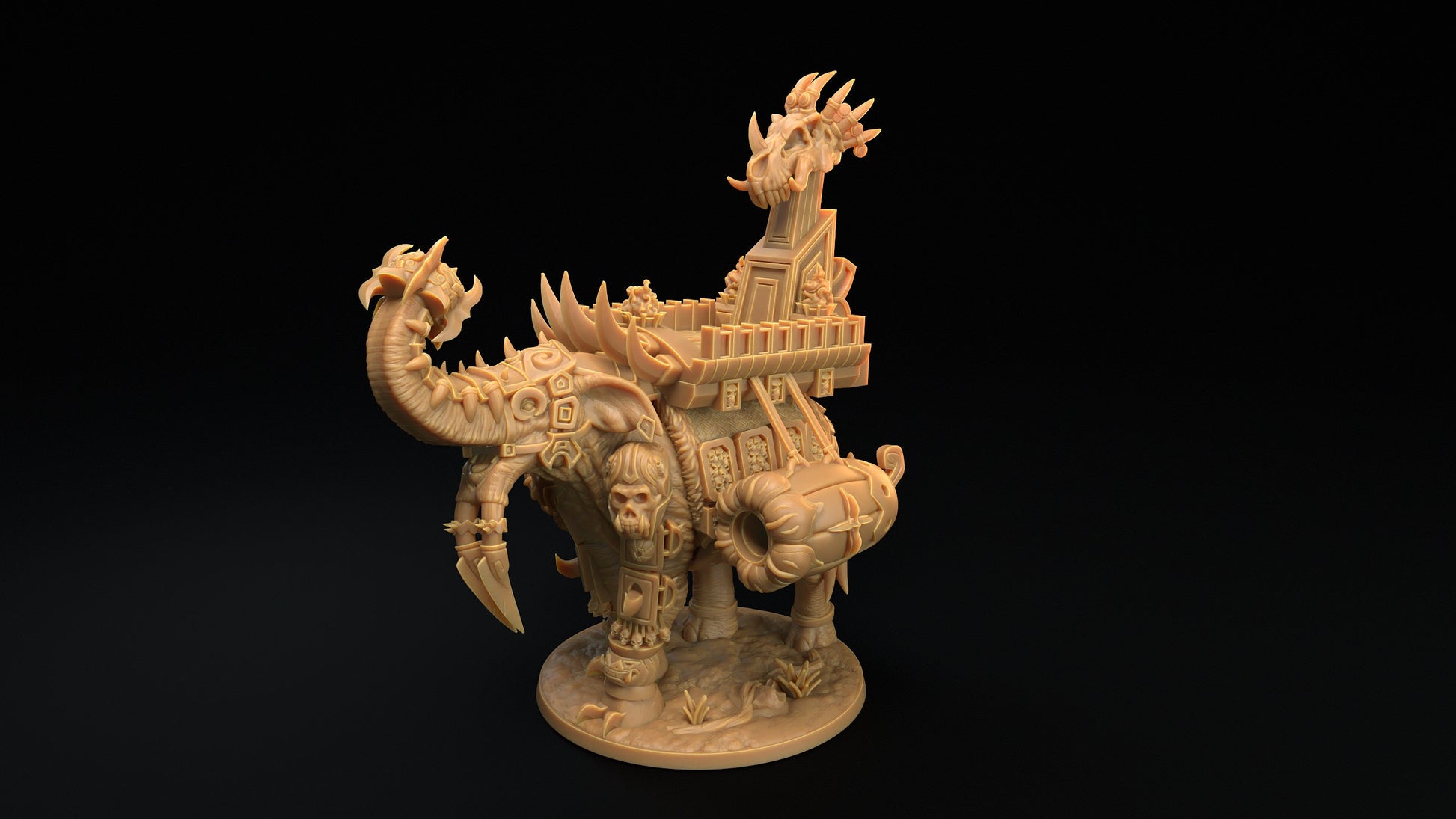 Hero Skull Grinder | Dragon Trappers Lodge | The Simiax Legions | 32mm Scale Resin Printed Tabletop RPG Figures For DND 5E and OPR