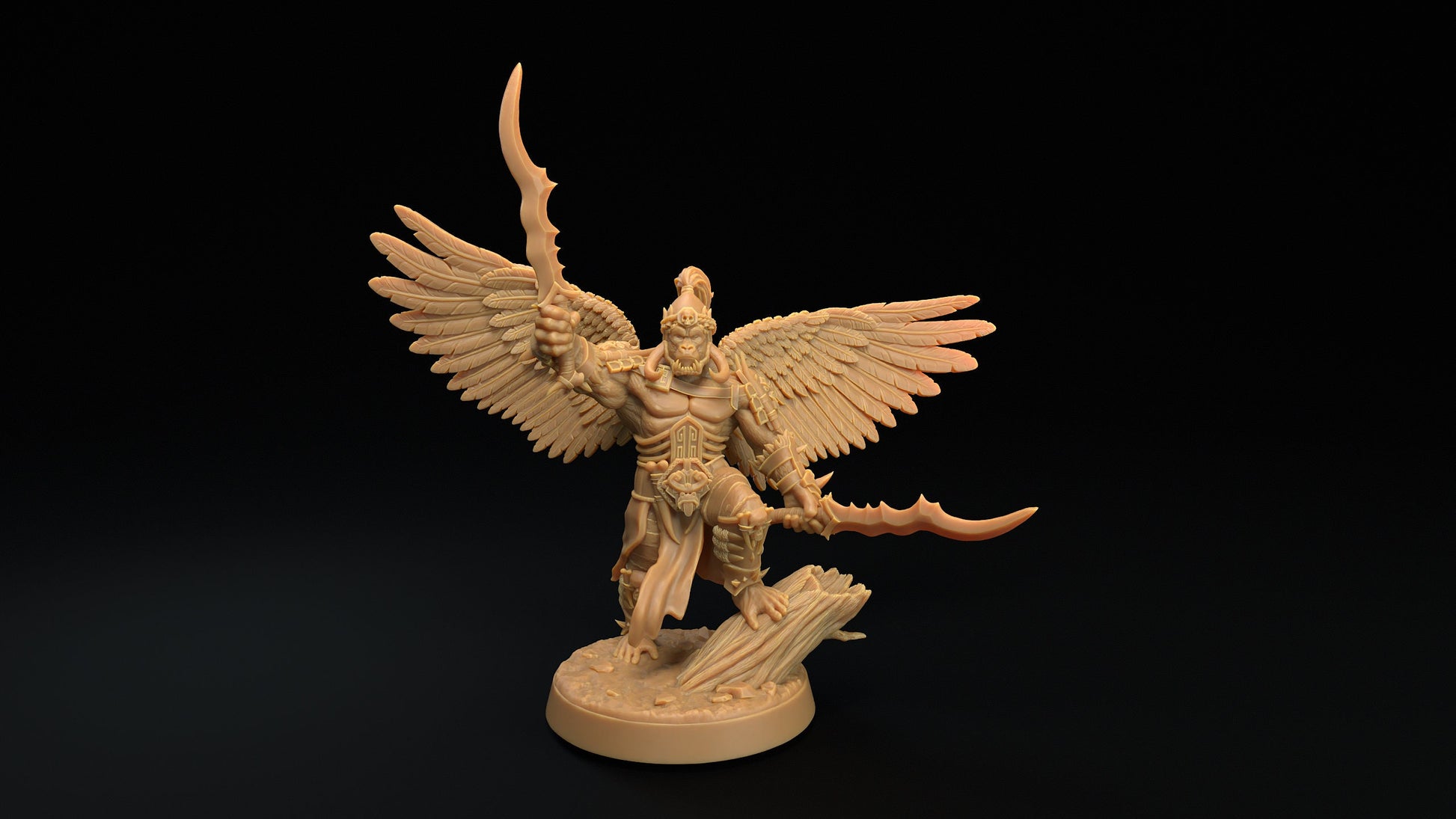 Gor'kul Silverback Hero | Dragon Trappers Lodge | The Simiax Legions | 32mm Scale Resin Printed Tabletop RPG Figures For DND 5E and OPR