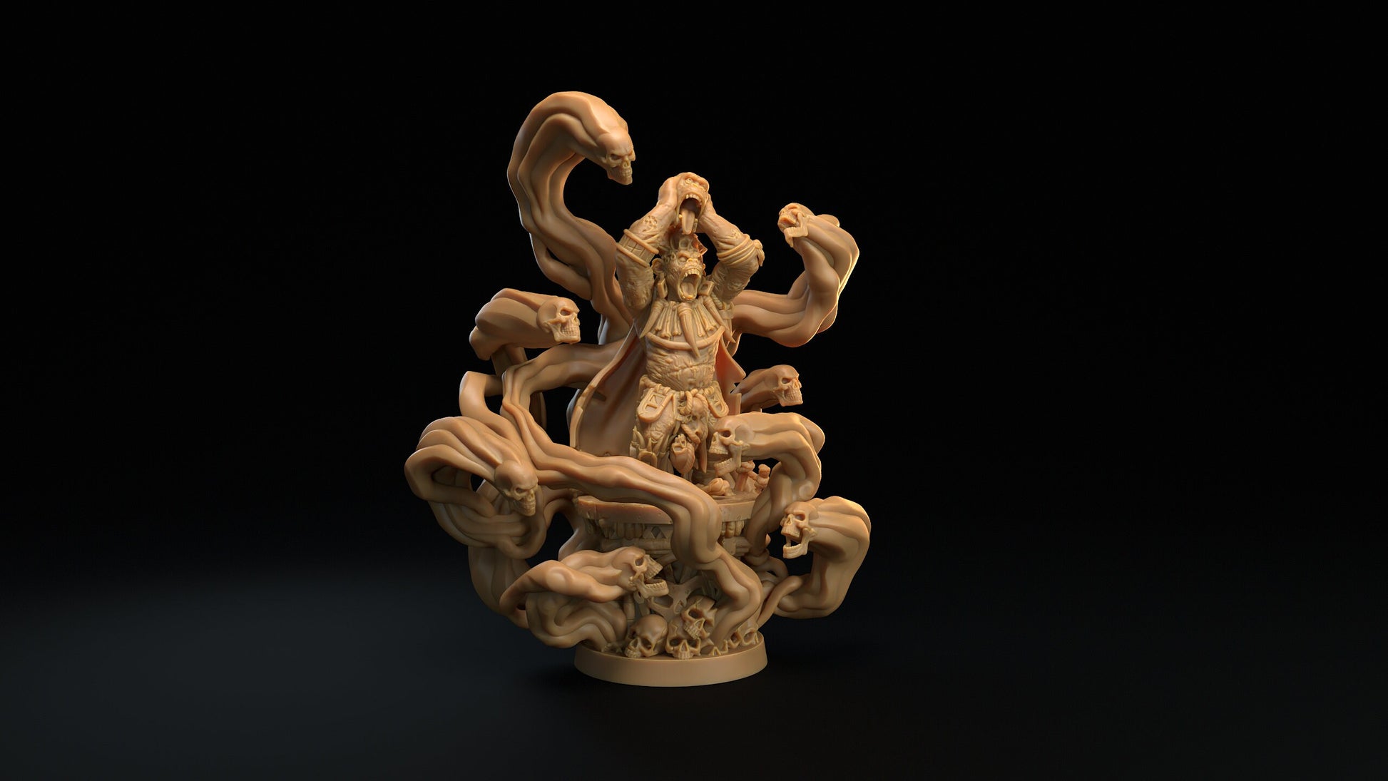 Bobokai Necromancer | Dragon Trappers Lodge | The Simiax Legions | 32mm Scale Resin Printed Tabletop RPG Figures For DND 5E and OPR