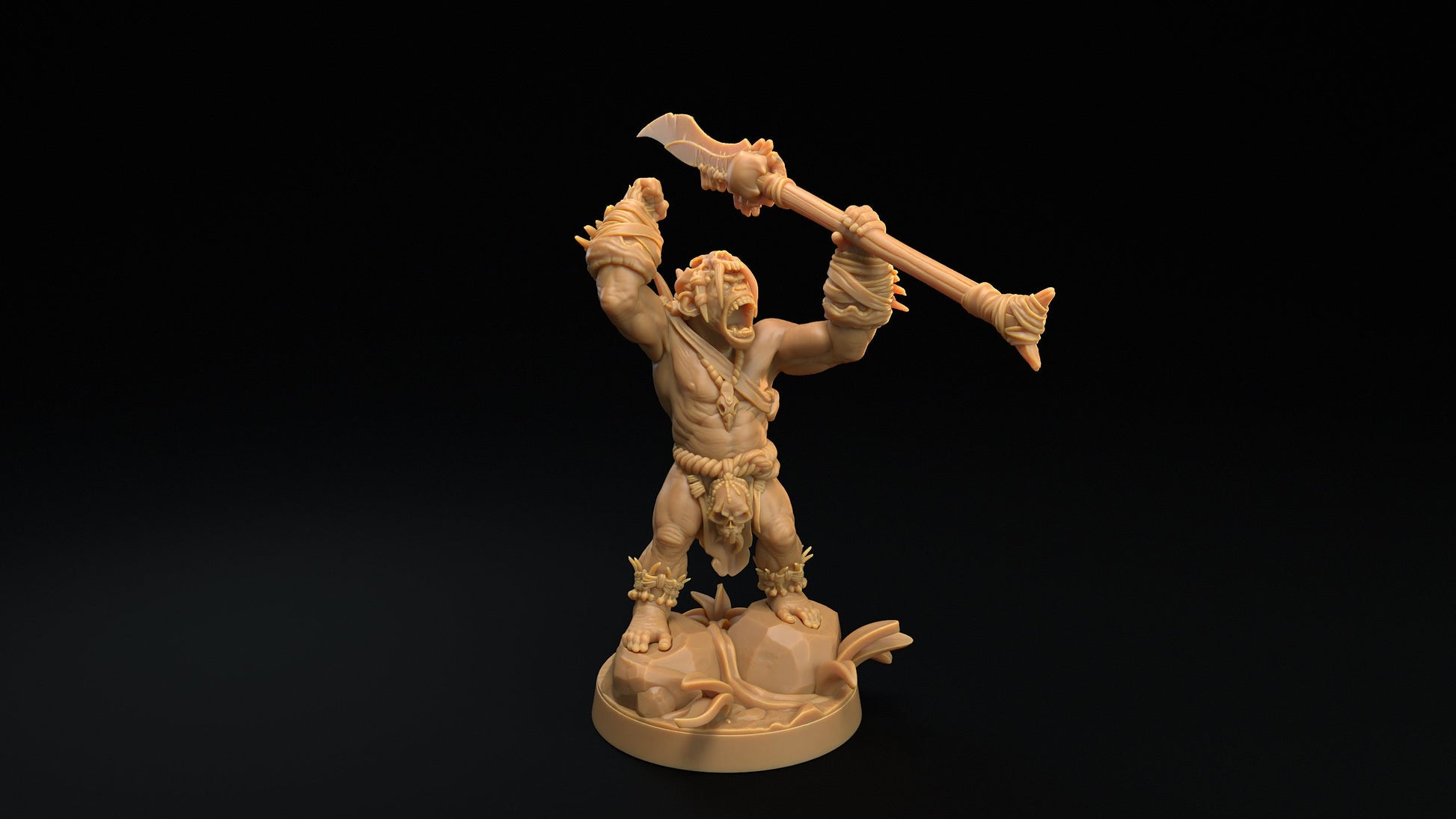 Bobokai Command Group Set | Dragon Trappers Lodge | The Simiax Legions | 32mm Scale Resin Printed Tabletop RPG Figures For DND 5E and OPR