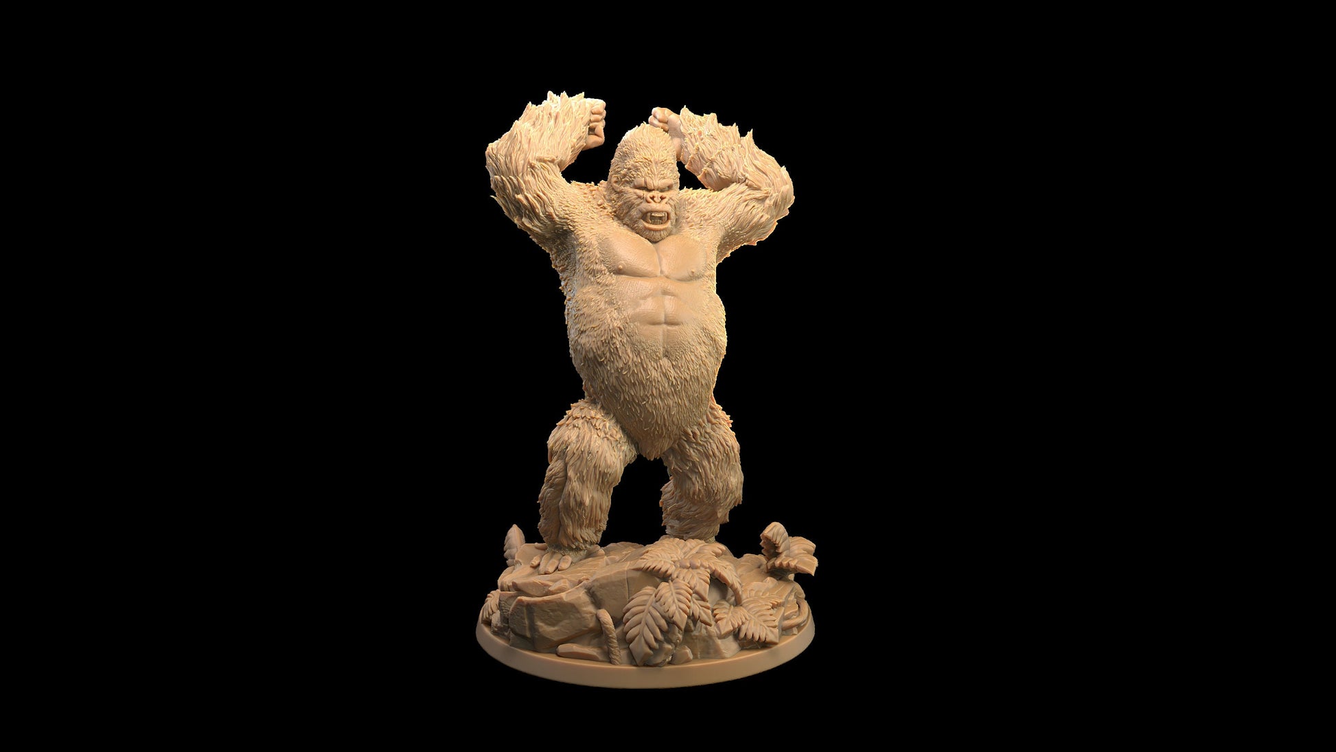 Giant Apes Set | Dragon Trappers Lodge | The Simiax Legions | 32mm Scale Resin Printed Tabletop RPG Figures For DND 5E and OPR