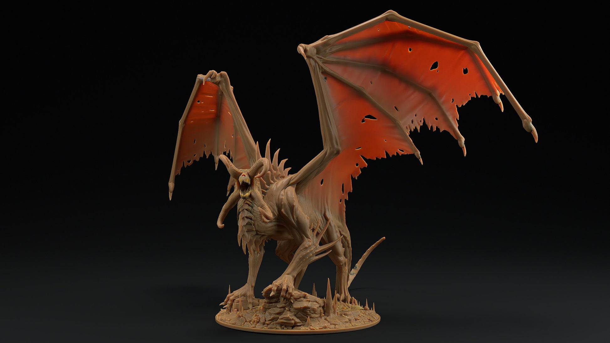 Mind Eater Dragon | Dragon Trappers Lodge | Monster | One Page Rules | 32mm | Resin Printed Tabletop RPG Figures | DND | 5E