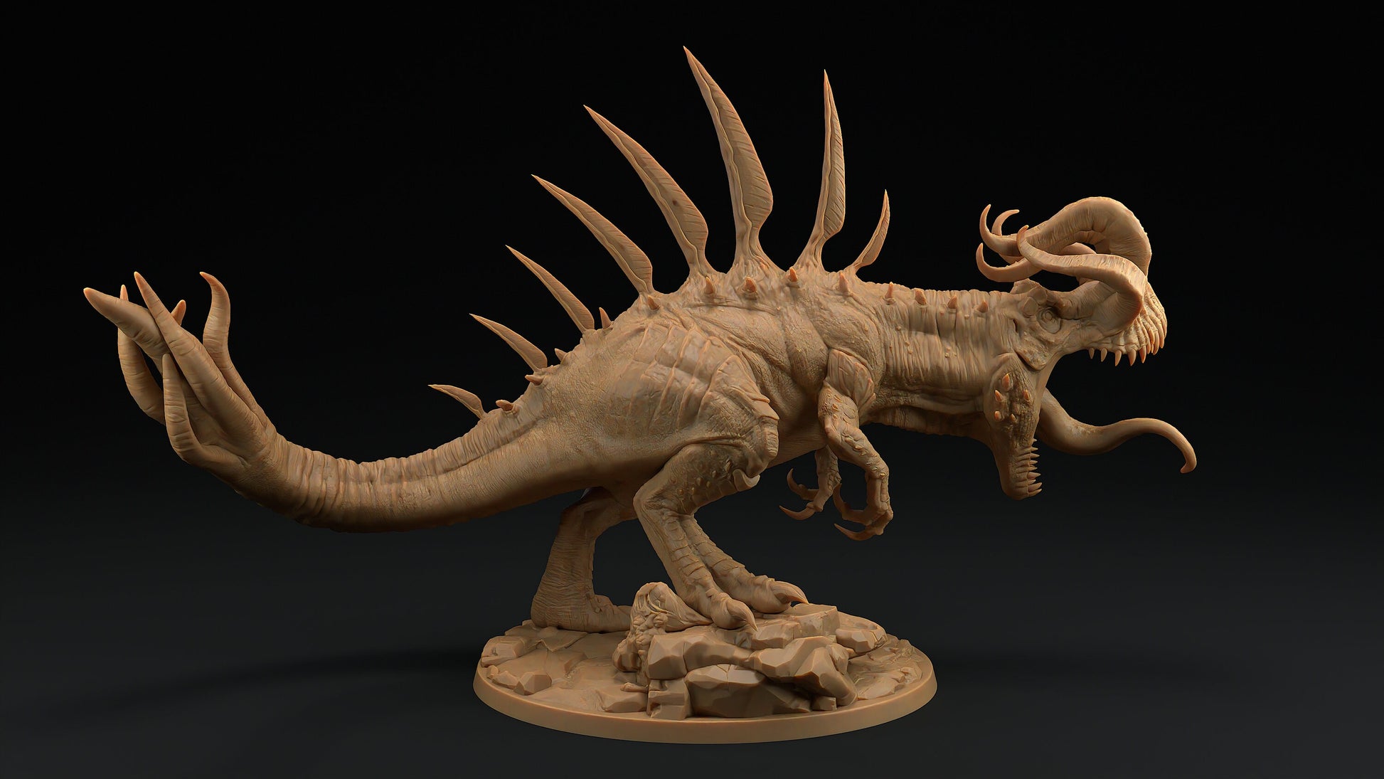 Cerebrasaurus Rex | Dragon Trappers Lodge | Monster | One Page Rules | 32mm | Resin Printed Tabletop RPG Figures | DND | 5E