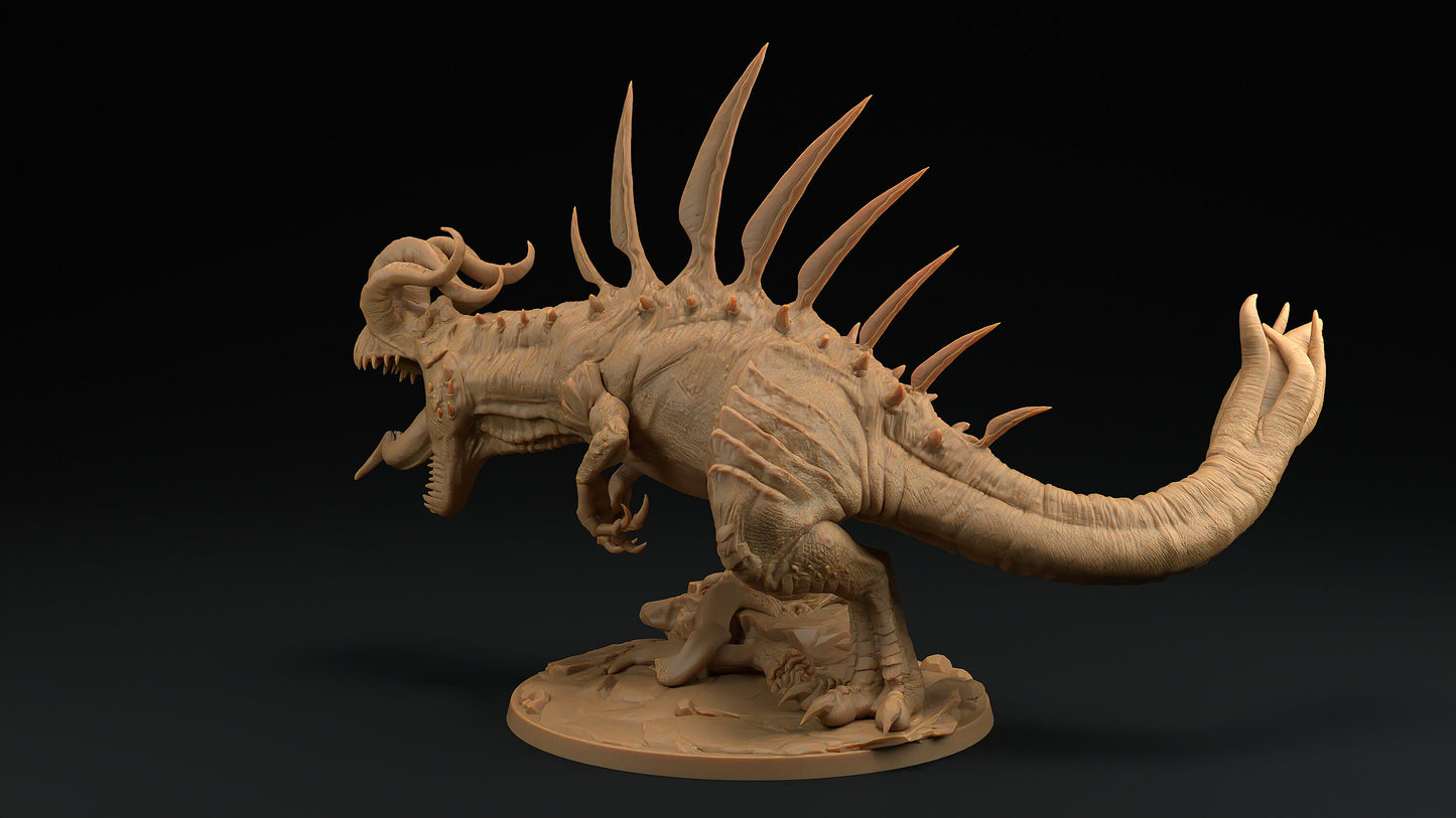 Cerebrasaurus Rex | Dragon Trappers Lodge | Monster | One Page Rules | 32mm | Resin Printed Tabletop RPG Figures | DND | 5E