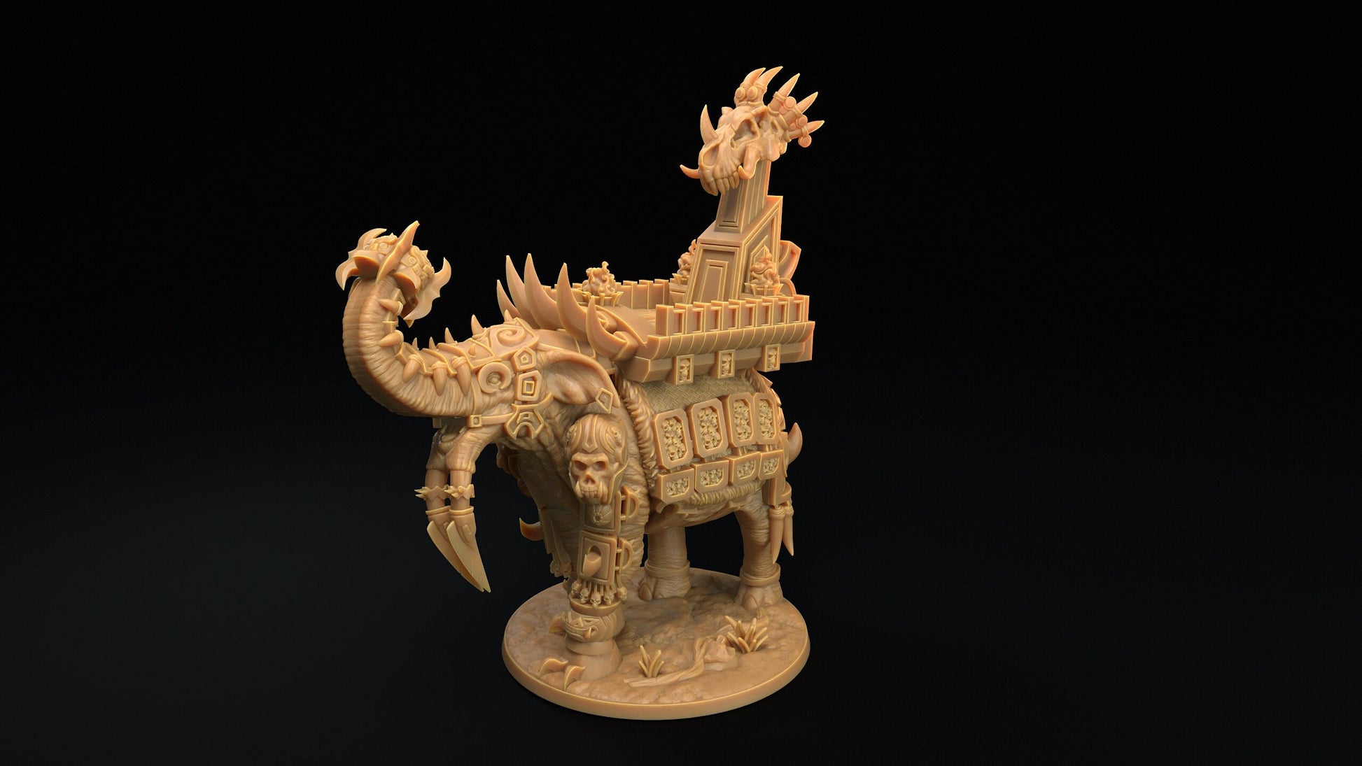 Hero Skull Grinder | Dragon Trappers Lodge | The Simiax Legions | 32mm Scale Resin Printed Tabletop RPG Figures For DND 5E and OPR