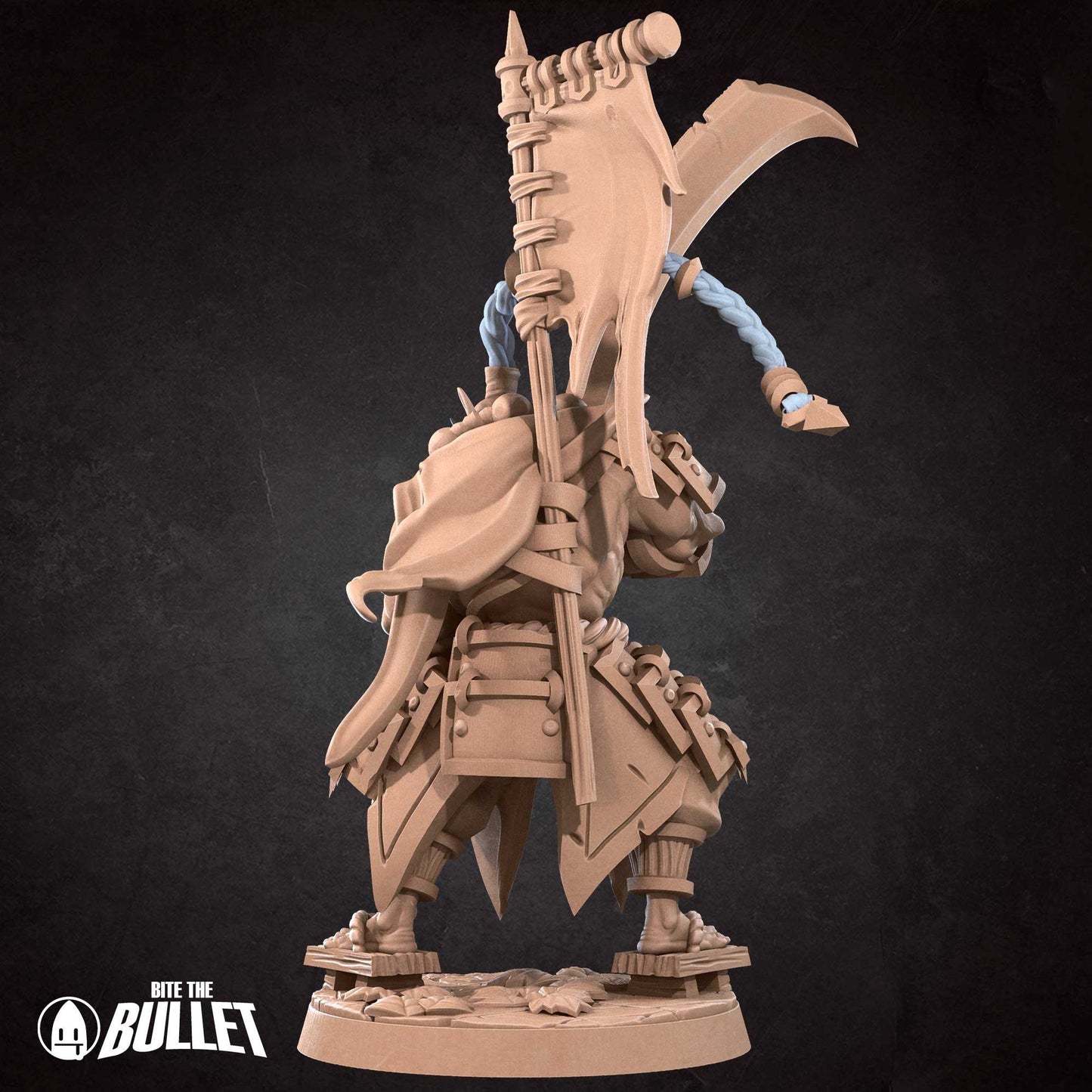 Orc Swordmaster | Bite The Bullet | 35mm Scale | Resin Printed Tabletop RPG Miniature Figures | DND | 5E