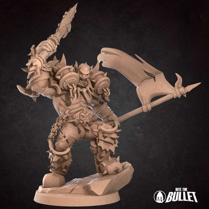 Orc Warrior | Bite The Bullet | 35mm Scale | Resin Printed Tabletop RPG Miniature Figures | DND | 5E