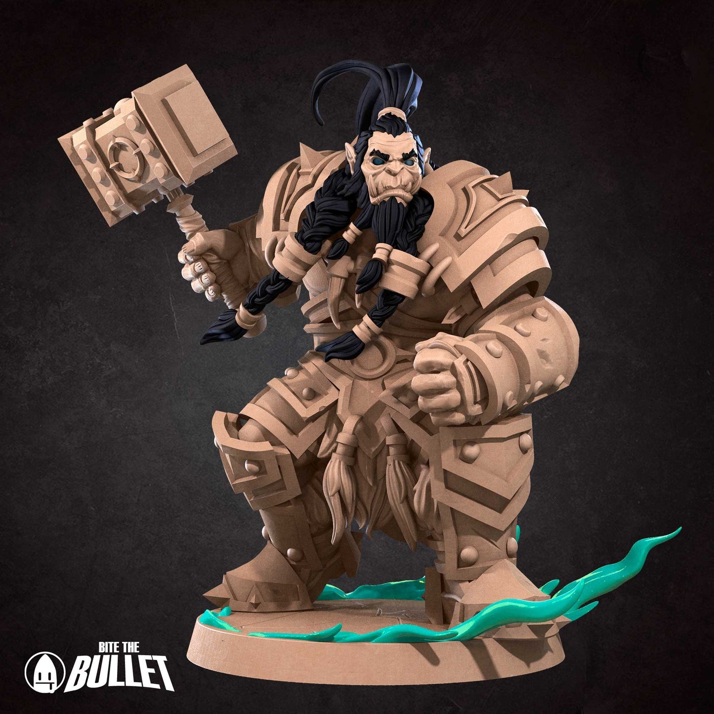 Orc Shaman | Bite The Bullet | 35mm Scale | Resin Printed Tabletop RPG Miniature Figures | DND | 5E