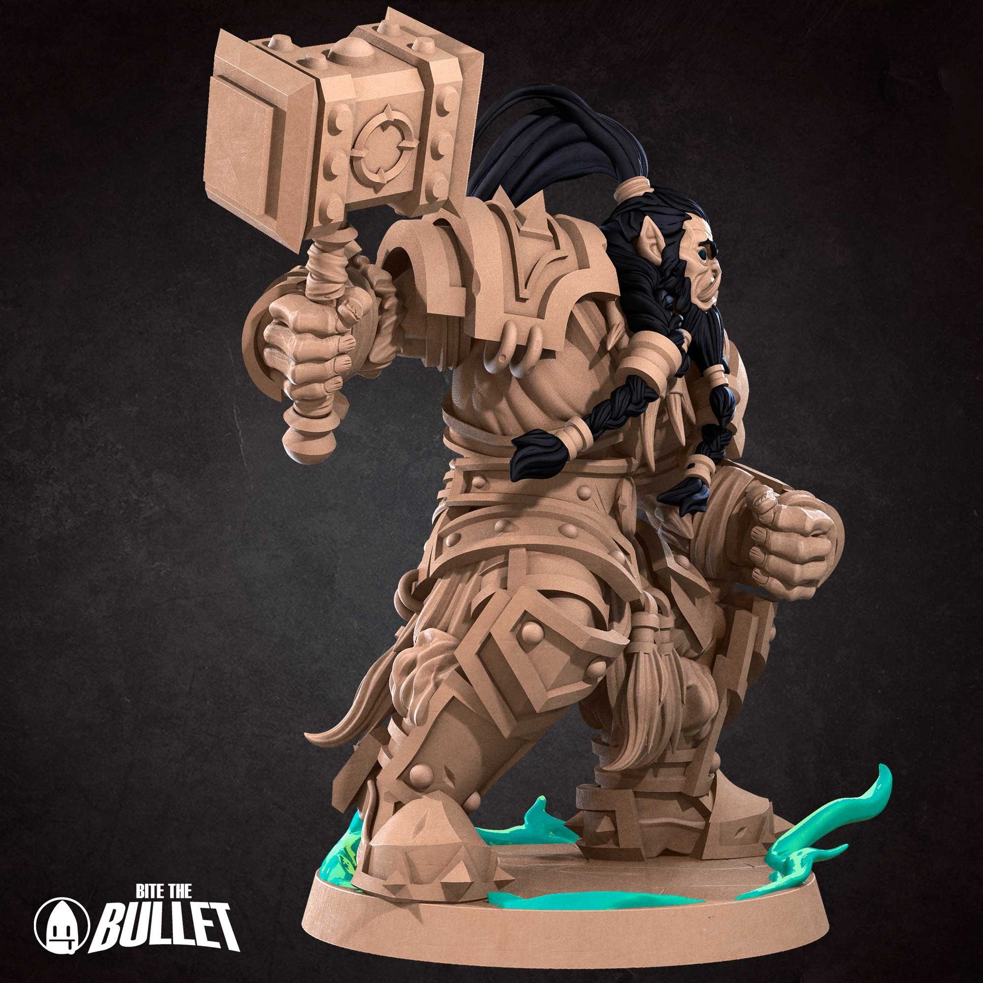 Orc Shaman | Bite The Bullet | 35mm Scale | Resin Printed Tabletop RPG Miniature Figures | DND | 5E
