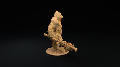 The Stone God | Dragon Trappers Lodge | The Simiax Legions | 32mm Scale Resin Printed Tabletop RPG Figures For DND 5E and OPR