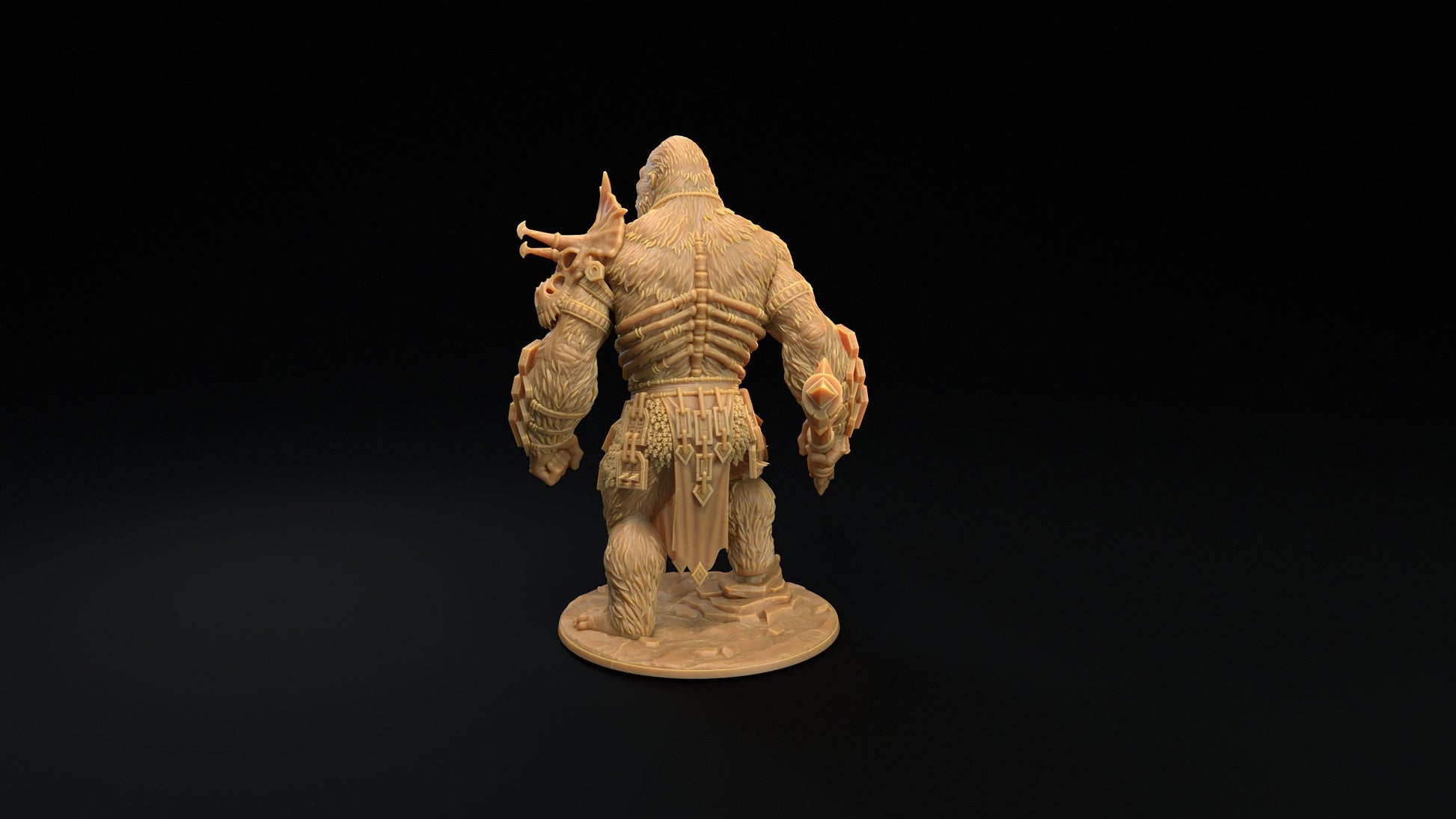 The Stone God | Dragon Trappers Lodge | The Simiax Legions | 32mm Scale Resin Printed Tabletop RPG Figures For DND 5E and OPR