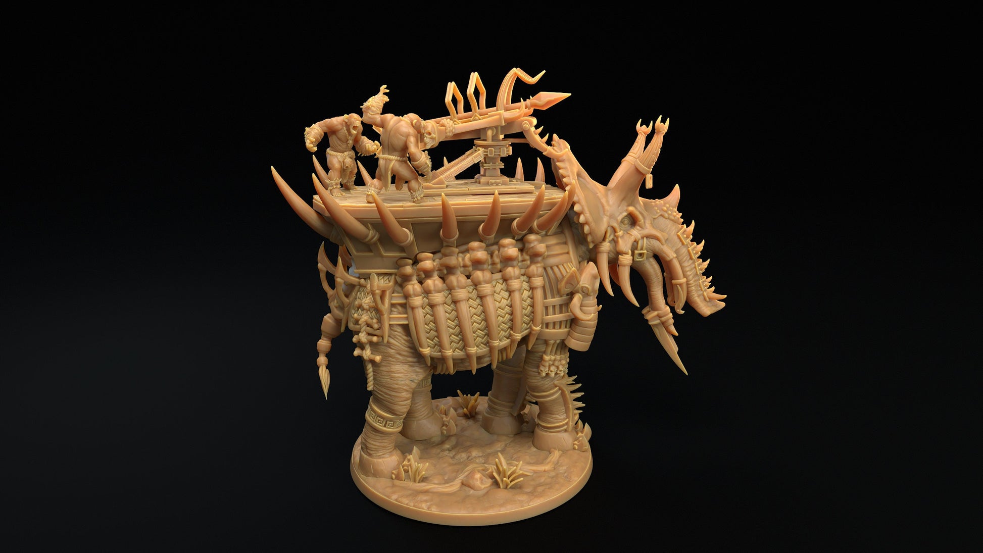 The Skull Grinder | Dragon Trappers Lodge | The Simiax Legions | 32mm Scale Resin Printed Tabletop RPG Figures For DND 5E and OPR