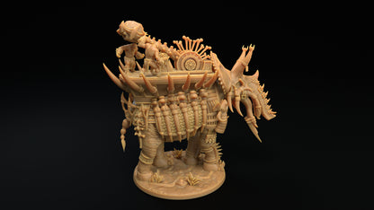 The Skull Grinder | Dragon Trappers Lodge | The Simiax Legions | 32mm Scale Resin Printed Tabletop RPG Figures For DND 5E and OPR
