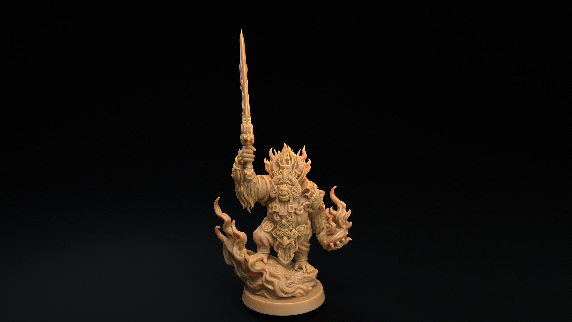 Jangal High Priest | Dragon Trappers Lodge | The Simiax Legions | 32mm Scale Resin Printed Tabletop RPG Figures For DND 5E and OPR