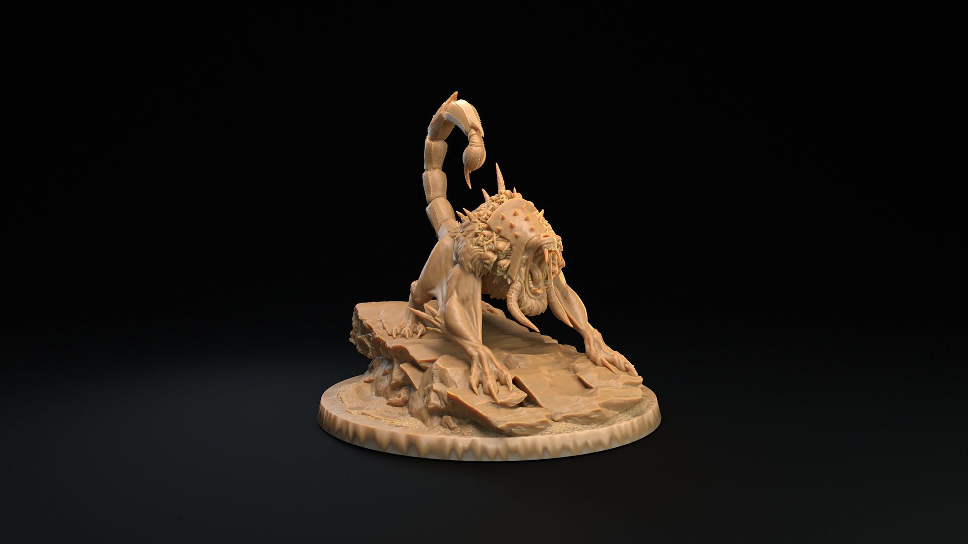 Mandrilcore | Dragon Trappers Lodge | The Simiax Legions | 32mm Scale Resin Printed Tabletop RPG Figures For DND 5E and OPR