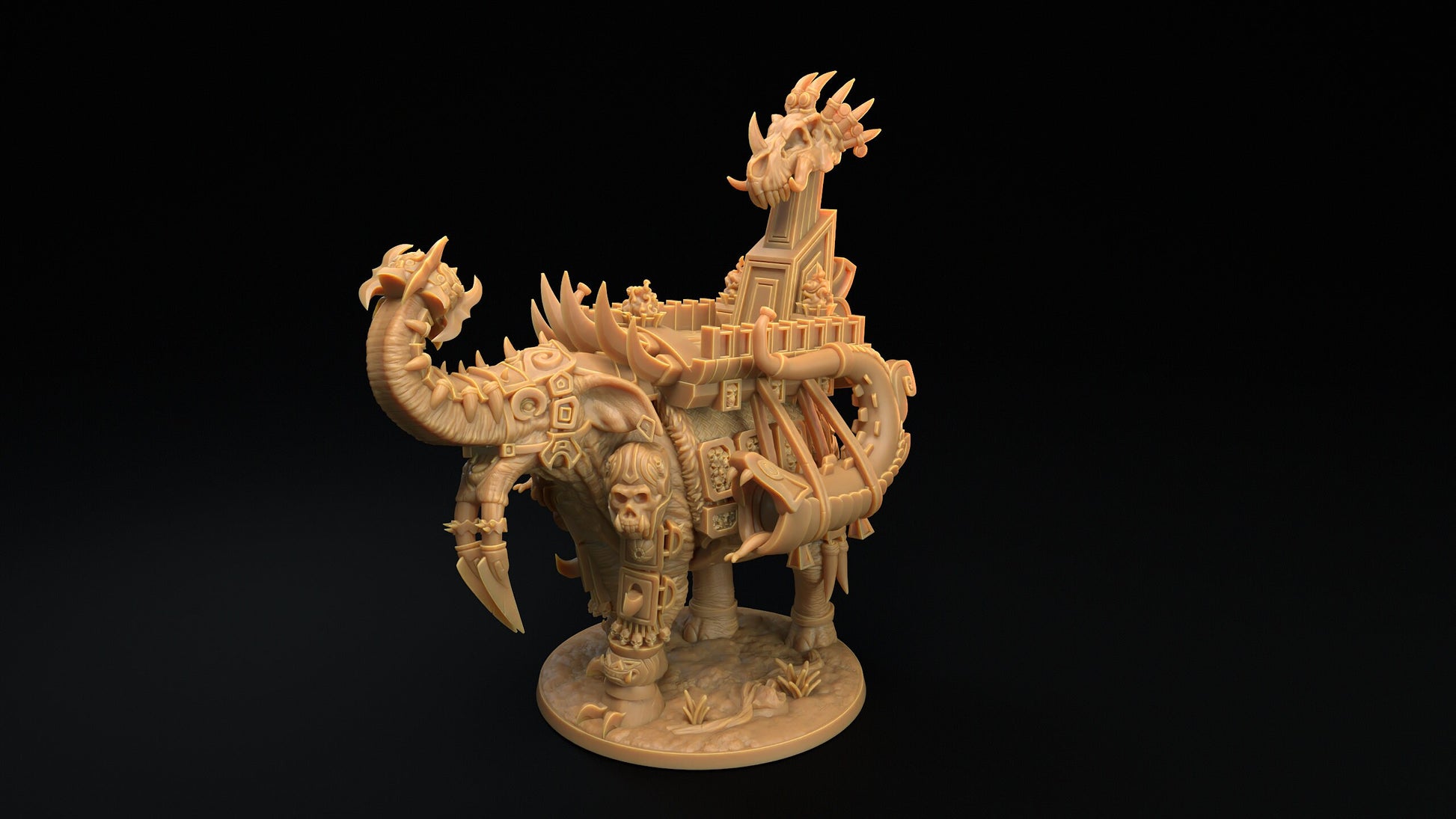 Hero Skull Grinder | Dragon Trappers Lodge | The Simiax Legions | 32mm Scale Resin Printed Tabletop RPG Figures For DND 5E and OPR