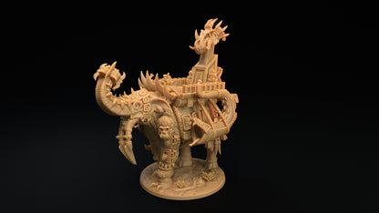 Hero Skull Grinder | Dragon Trappers Lodge | The Simiax Legions | 32mm Scale Resin Printed Tabletop RPG Figures For DND 5E and OPR