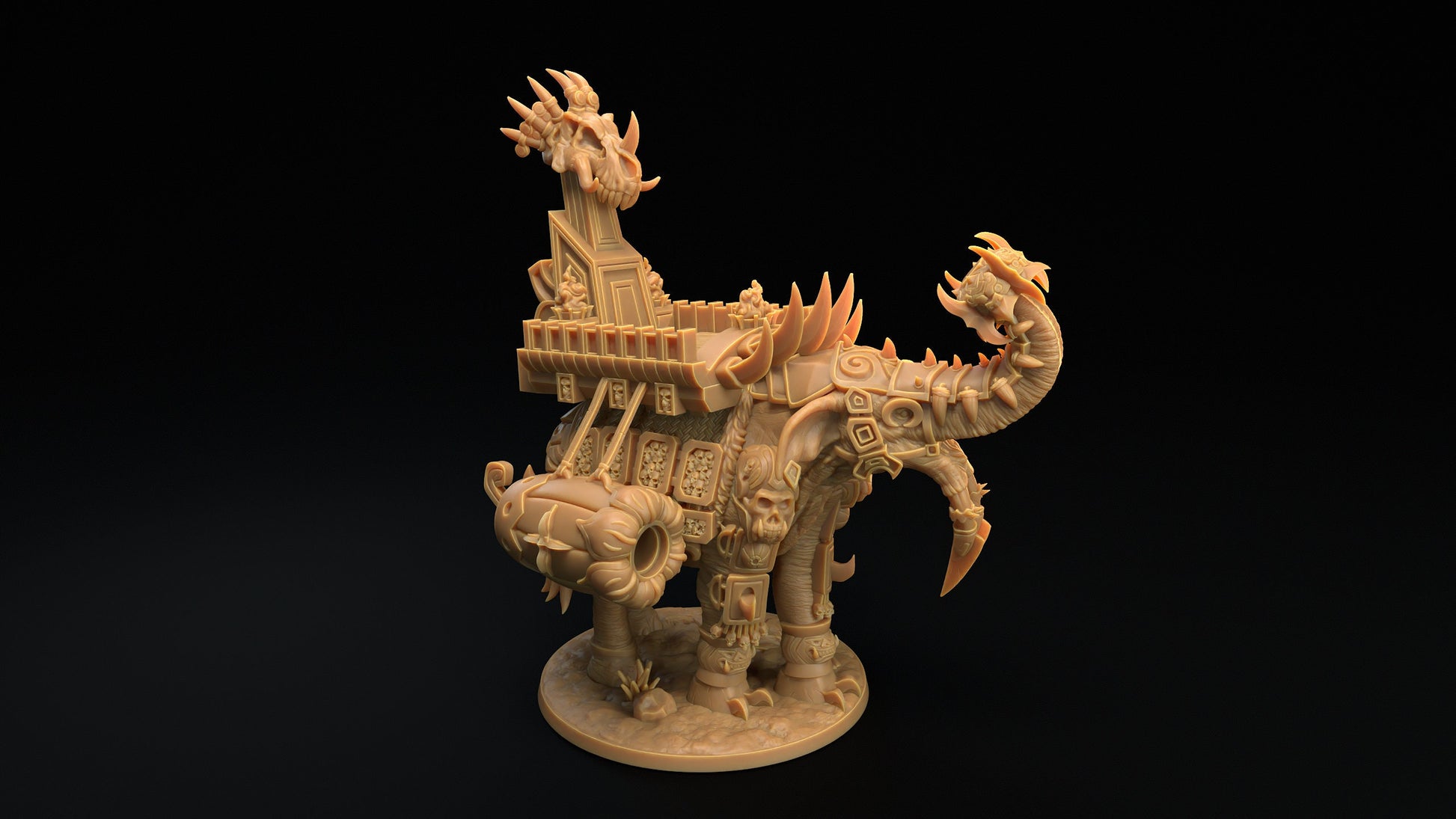Hero Skull Grinder | Dragon Trappers Lodge | The Simiax Legions | 32mm Scale Resin Printed Tabletop RPG Figures For DND 5E and OPR