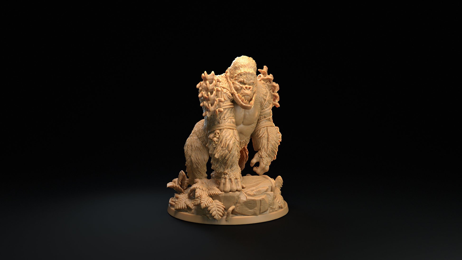 Giant Apes Set | Dragon Trappers Lodge | The Simiax Legions | 32mm Scale Resin Printed Tabletop RPG Figures For DND 5E and OPR