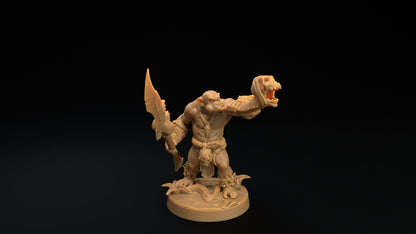 Bobokai Command Group Set | Dragon Trappers Lodge | The Simiax Legions | 32mm Scale Resin Printed Tabletop RPG Figures For DND 5E and OPR