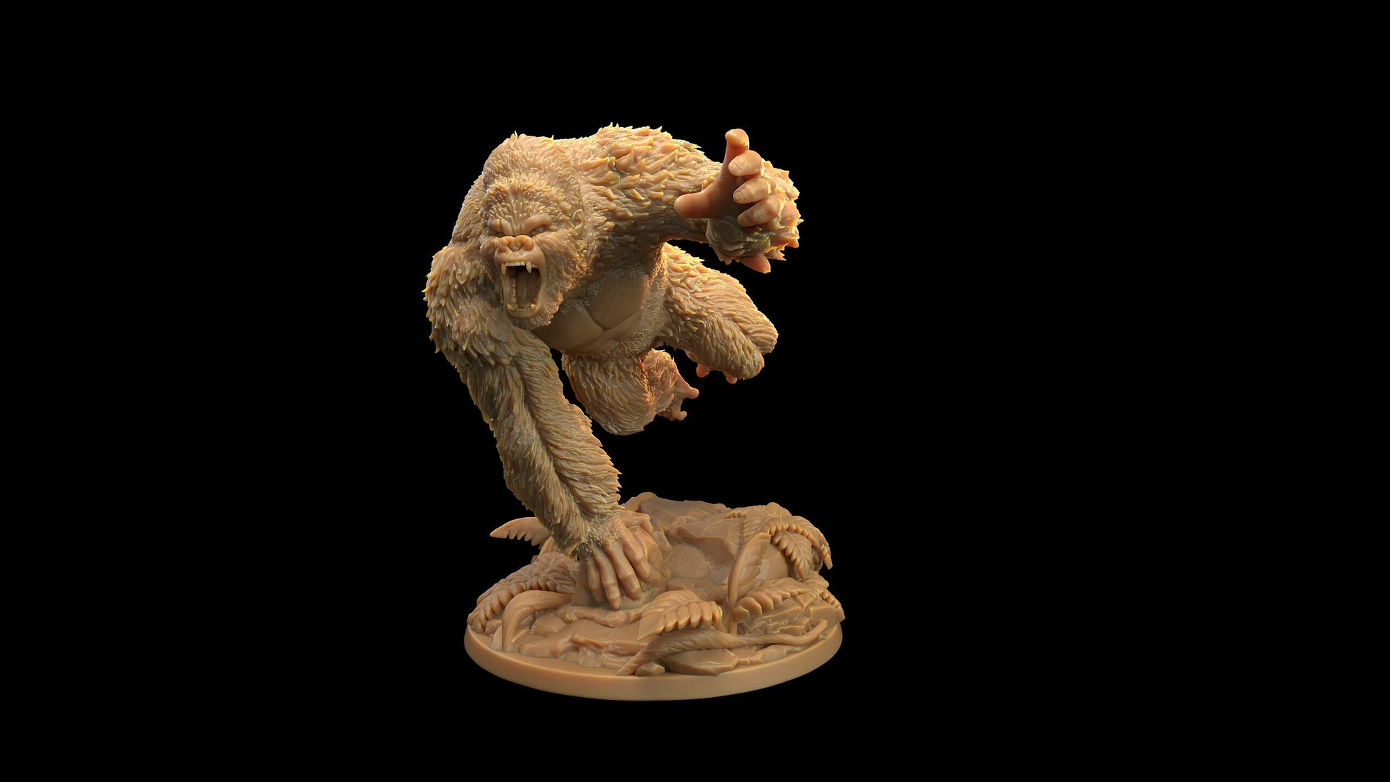 Giant Apes Set | Dragon Trappers Lodge | The Simiax Legions | 32mm Scale Resin Printed Tabletop RPG Figures For DND 5E and OPR