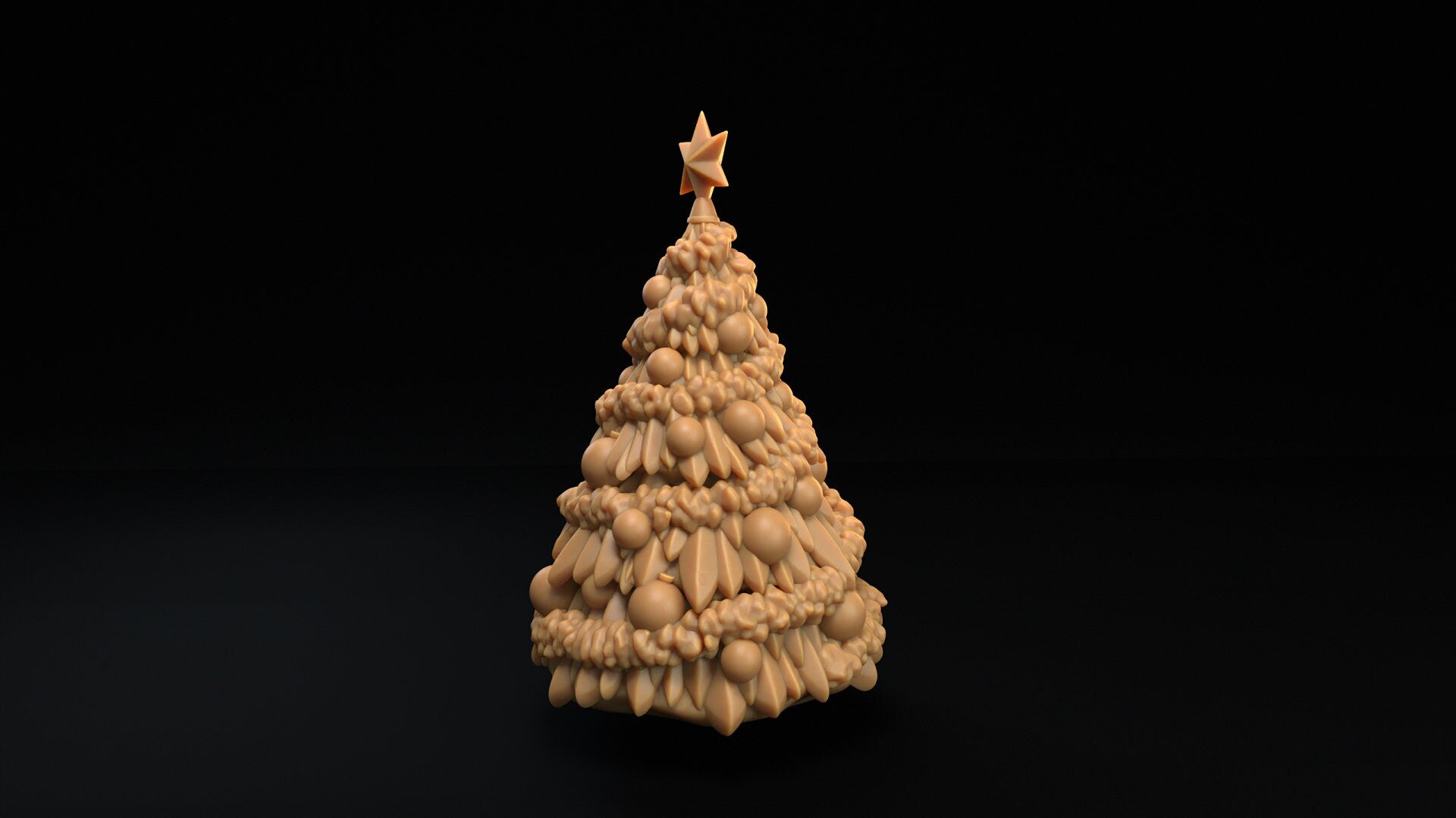 Christmas Tree | Dragon Trappers Lodge | Winter Advent Calendar | 32mm Scale Resin Printed Tabletop RPG Terrain For DND 5E and OPR