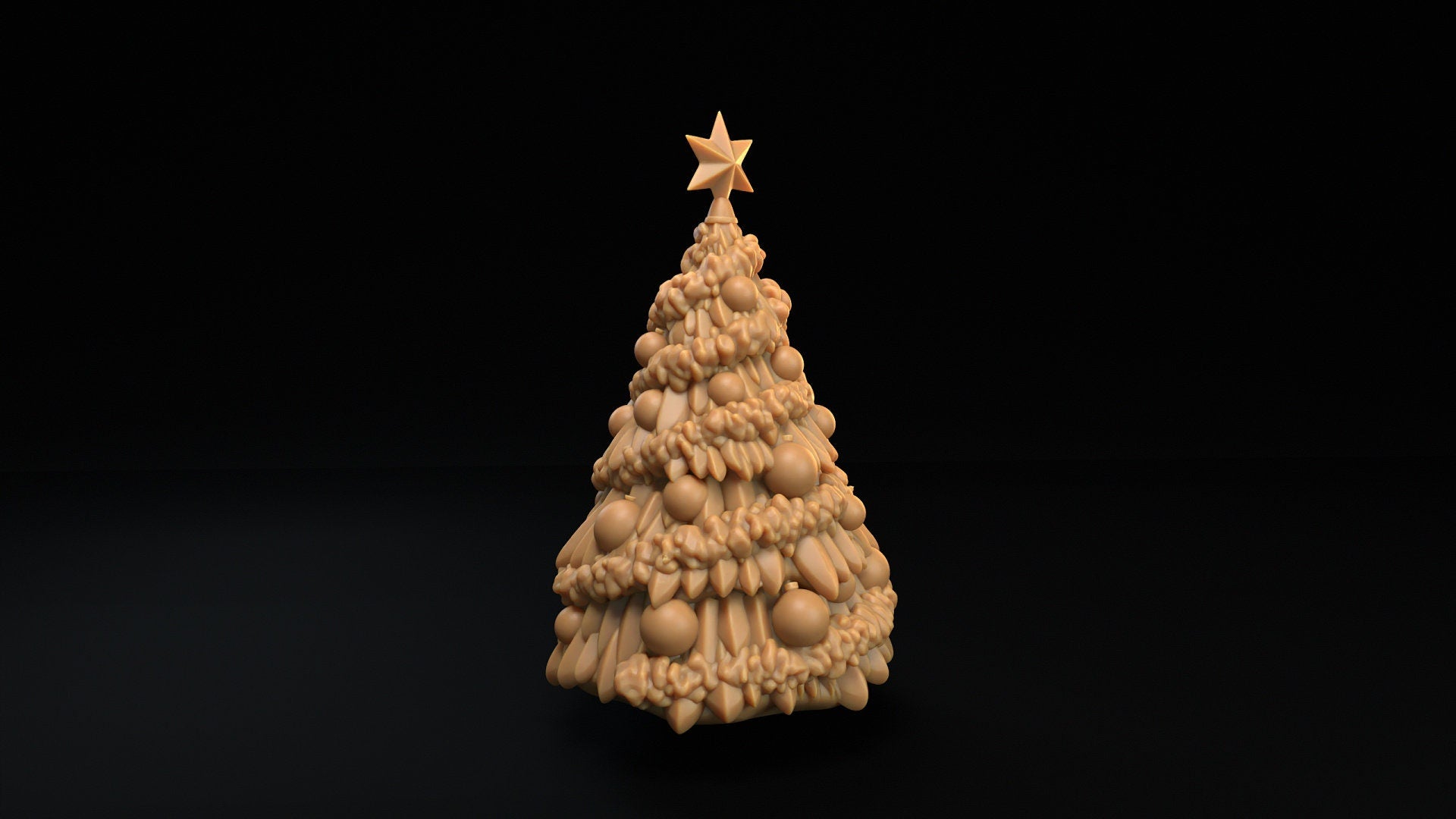Christmas Tree | Dragon Trappers Lodge | Winter Advent Calendar | 32mm Scale Resin Printed Tabletop RPG Terrain For DND 5E and OPR