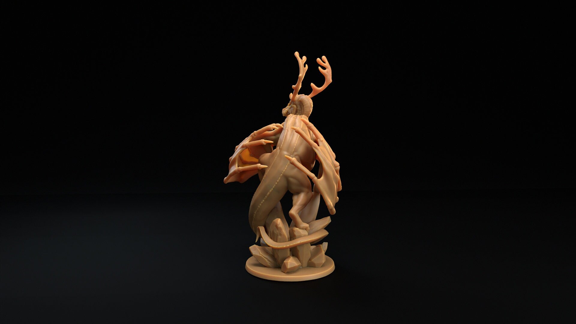 Christmas Dragon | Dragon Trappers Lodge | Winter Advent Calendar | 32mm Scale Resin Printed Tabletop RPG Figure For DND 5E and OPR