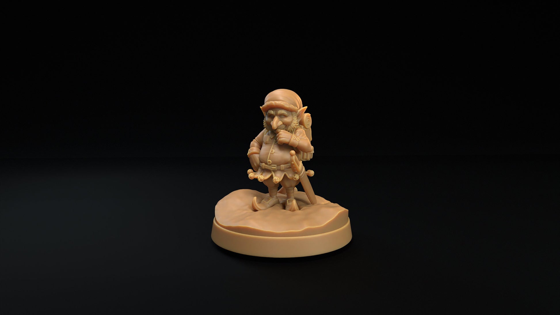 Christmas Elf Set | Dragon Trappers Lodge | Winter Advent Calendar | 32mm Scale Resin Printed Tabletop RPG Figure For DND 5E and OPR