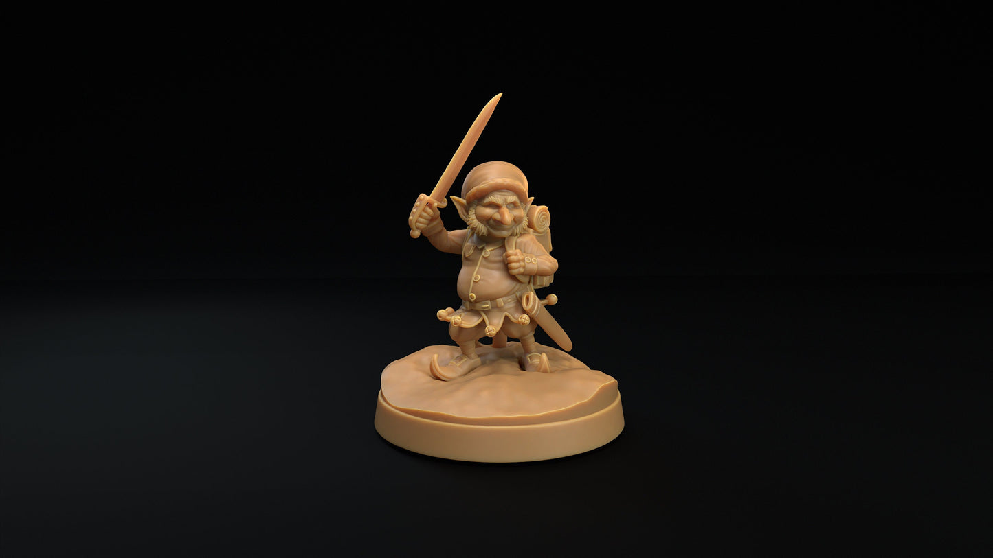 Christmas Elf Set | Dragon Trappers Lodge | Winter Advent Calendar | 32mm Scale Resin Printed Tabletop RPG Figure For DND 5E and OPR