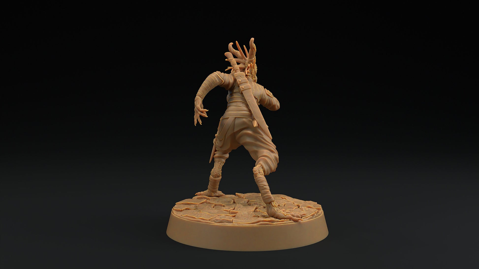 Nyxia Shadowblade | Dragon Trappers Lodge | Draconic Hero | Rogue Dragonborn | 32mm Scale Resin Printed Tabletop RPG Figure For DND 5E