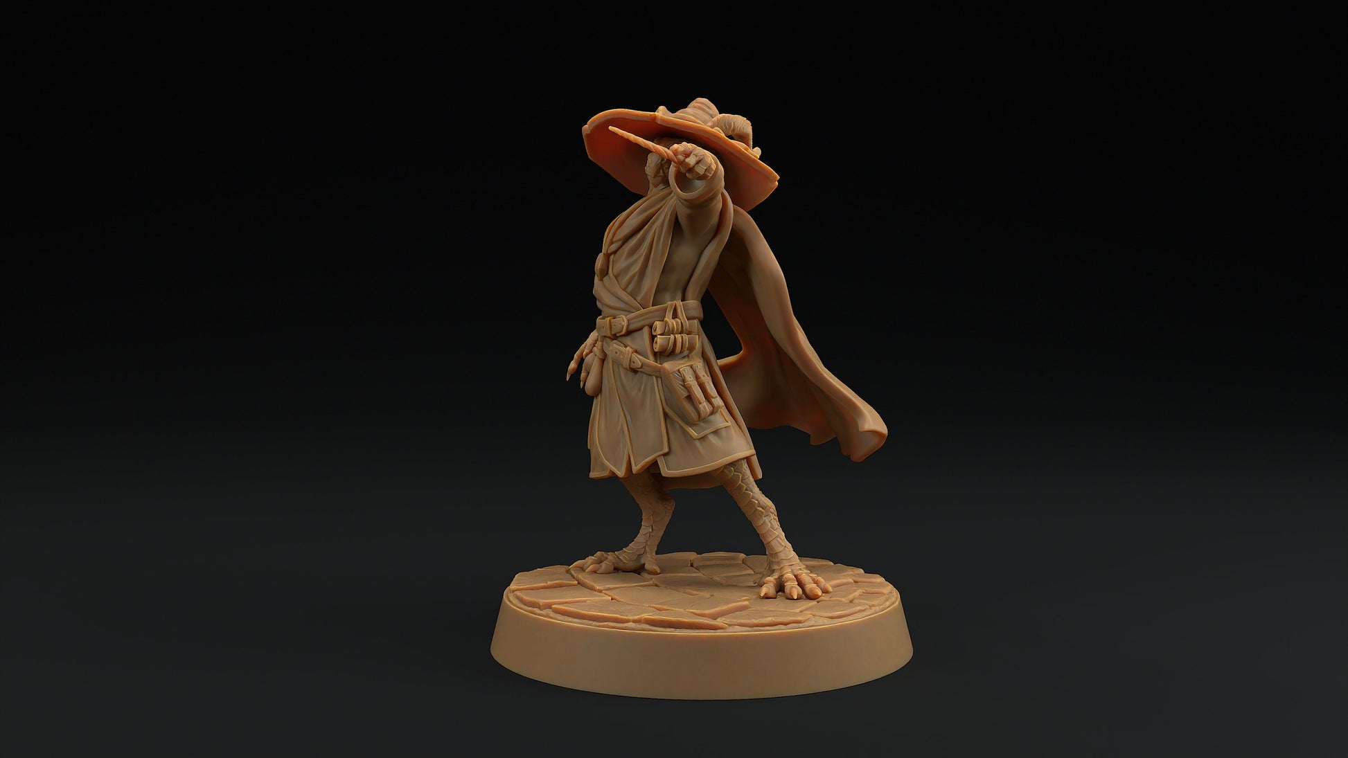 Scrymir, Draco Magus | Dragon Trappers Lodge | Draconic Hero | Wizard Dragonborn | 32mm Scale Resin Printed Tabletop RPG Figure For DND 5E