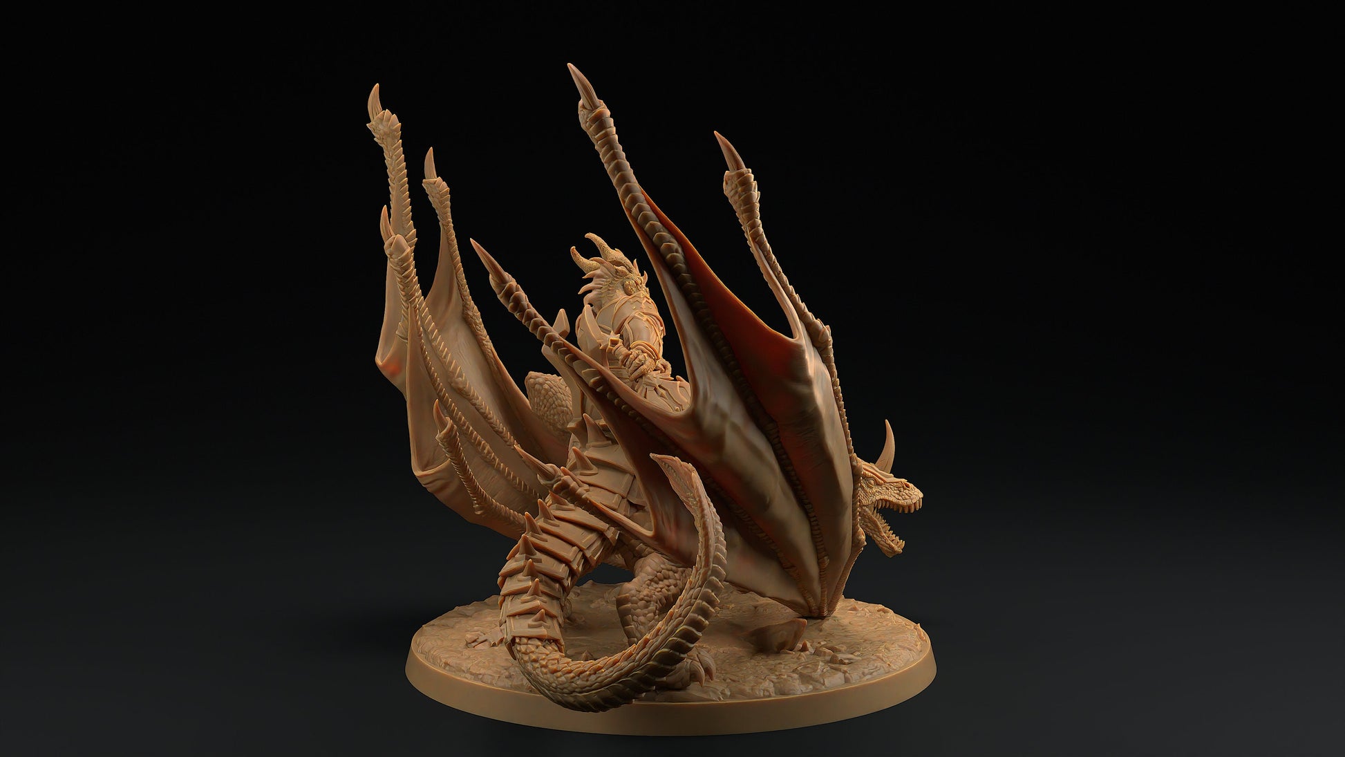 Talonheart | Dragon Trappers Lodge | Draconic Hero | Rider Dragonborn | 32mm Scale Resin Printed Tabletop RPG Figure For DND 5E
