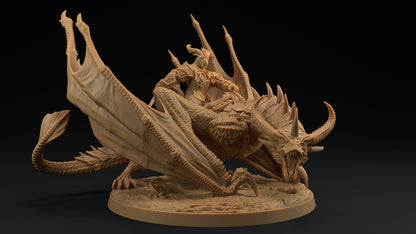 Talonheart | Dragon Trappers Lodge | Draconic Hero | Rider Dragonborn | 32mm Scale Resin Printed Tabletop RPG Figure For DND 5E
