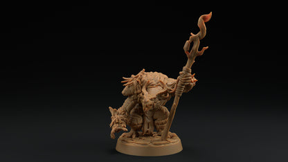 Thorneclaw Primal Caller | Dragon Trappers Lodge | Draconic Hero | Shaman Dragonborn | 32mm Scale Resin Printed Tabletop RPG Figure For DND