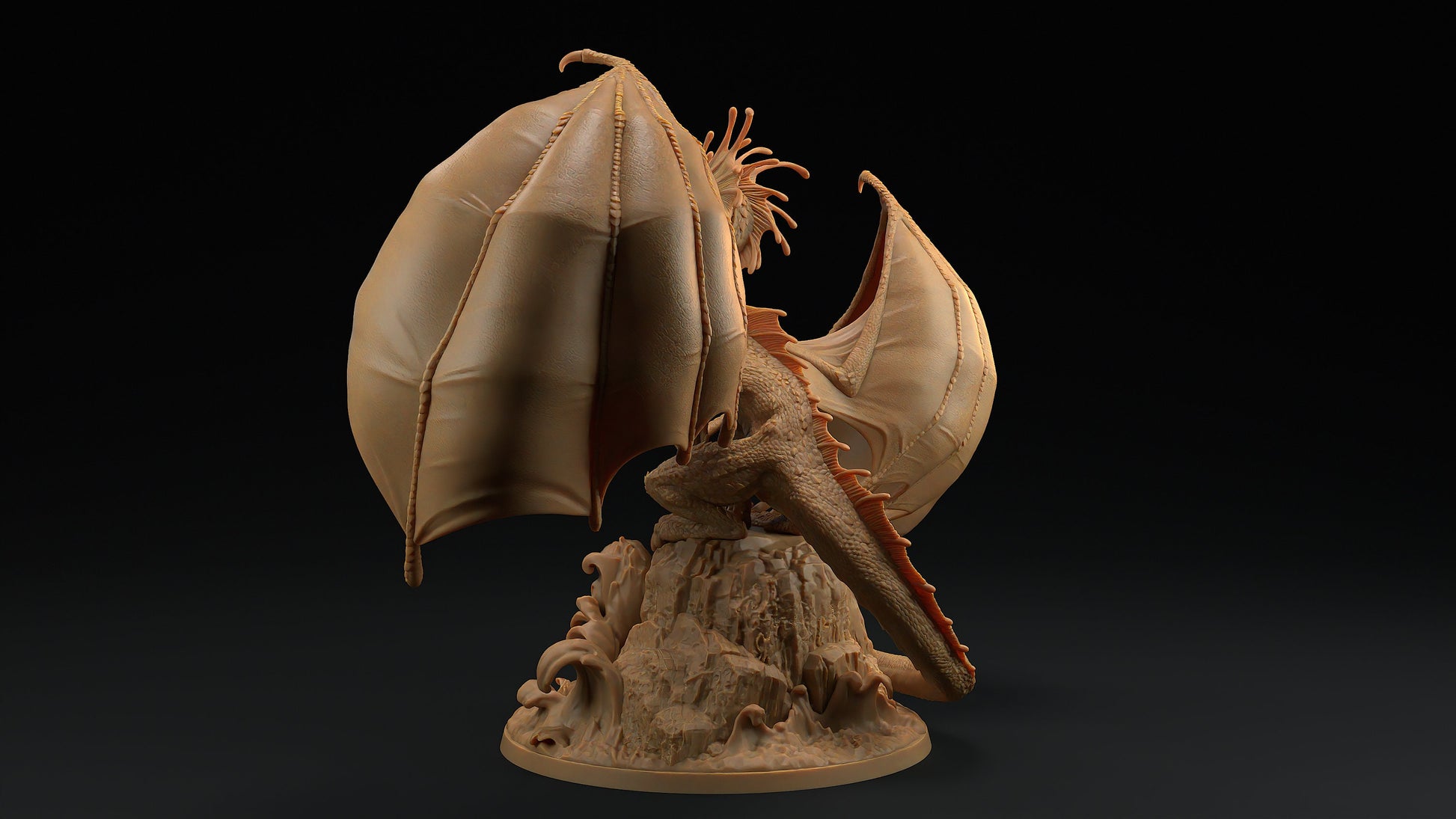 Vellithrax | Dragon Trappers Lodge | Draconic Tyrant | Tempest Storm Dragon | 32mm Scale Resin Printed Tabletop RPG Figure For DND 5E