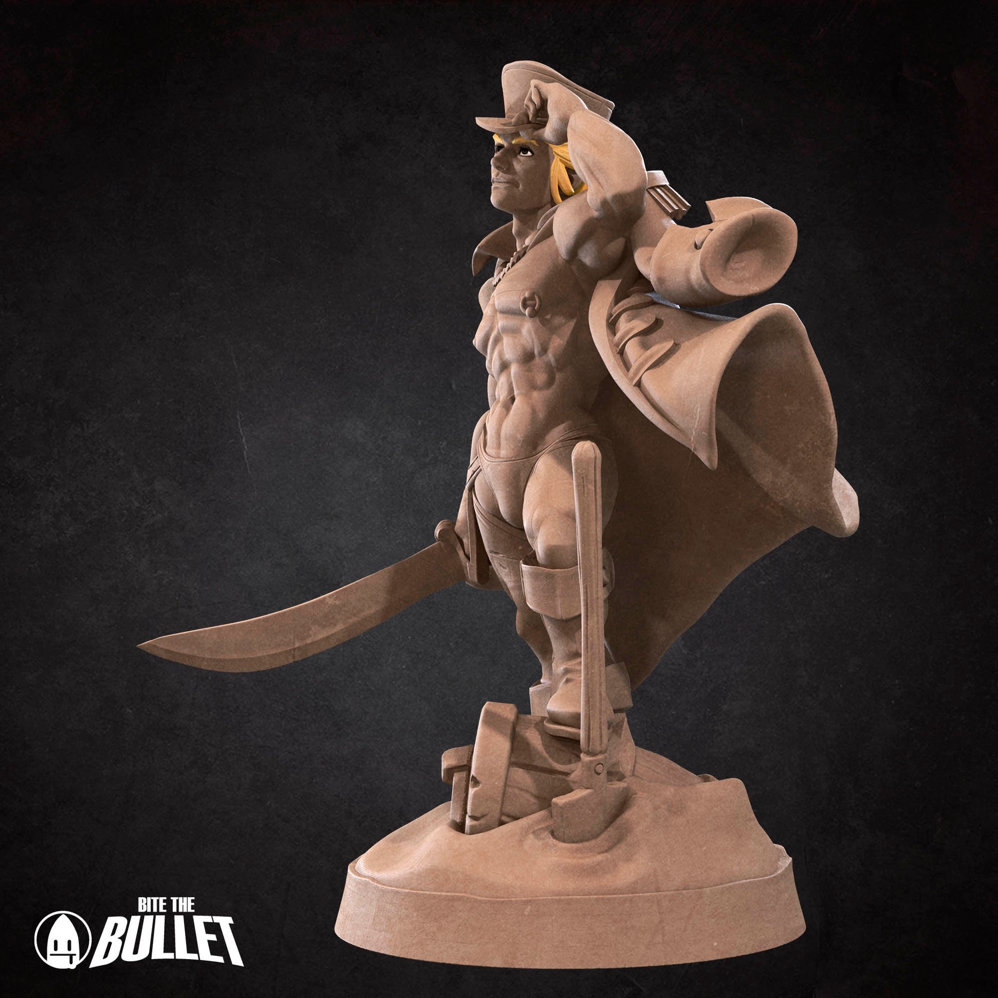 Exotic Marine | Bite The Bullet | Bullet Town Fishing Village | 35mm Scale Resin Printed Tabletop RPG Miniature Figures For DND 5E