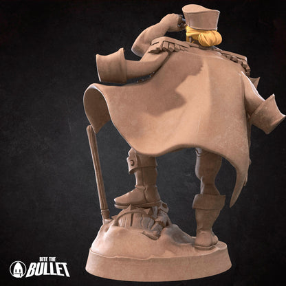 Exotic Marine | Bite The Bullet | Bullet Town Fishing Village | 35mm Scale Resin Printed Tabletop RPG Miniature Figures For DND 5E